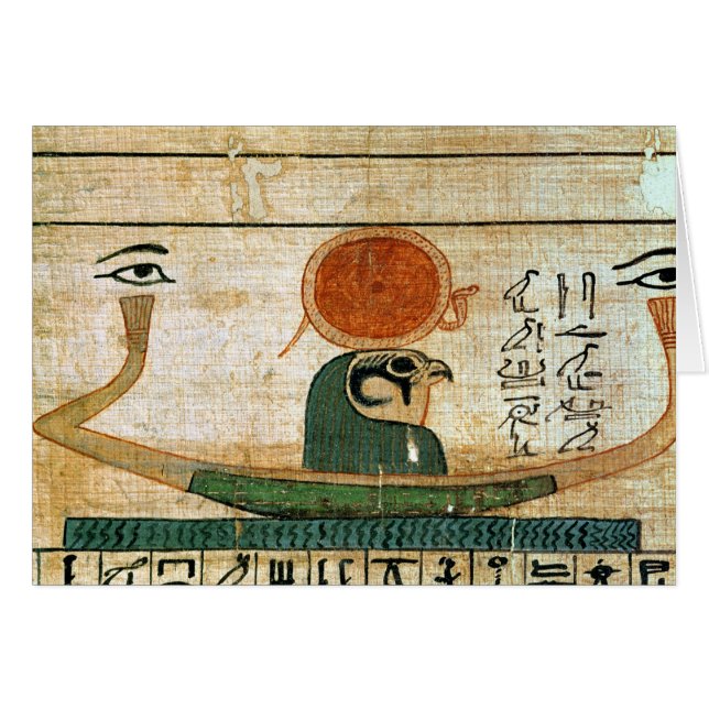 Papyrus funéraire égyptien (Devant horizontal)