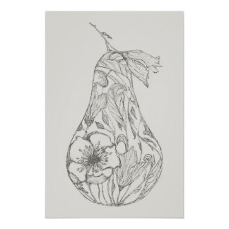 Papyrus Rose by Raye Semone Perfect Poster