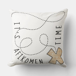 Pâque 20 x 20 Coussin C'est l'heure d'Afikomen