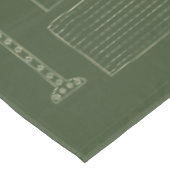 Pâque 60/104 Nappe "Vin de Pâque & Matza" (Angle)