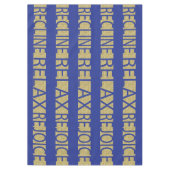 Pâque 60/84" Nappe Pâque R & R Bl/Gld (Devant)