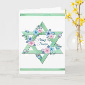 Pâque - Carte Pesach (Fleur jaune)