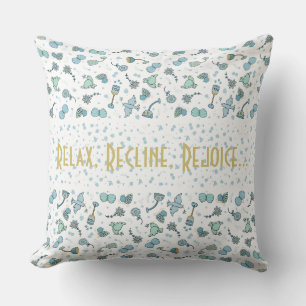 Pâque coussin 20 x 20 Heure du séder Whimiscal