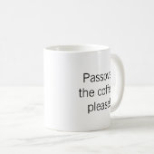 Pâque "La Table Adulte" 11 oz Café Mug (Devant droit)