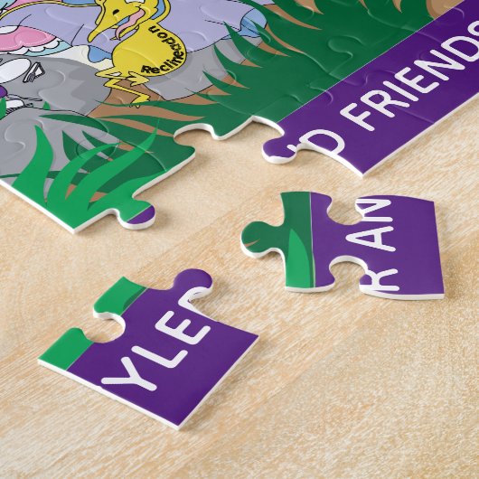 Pâque pour enfants Dinosaur Seder Puzzle pour enfa (Côté)