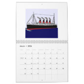 Paquebot France 1912 Calendar Kalender (Mar 2026)