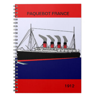 Paquebot France 1912 notebook Notitieboek