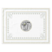 Pâques 52/70" Nappe "Sèder de Pessah" (Devant (Horizontal))