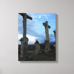 Pâques à Esztergom en Hongrie Impression sur toile