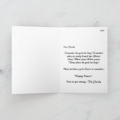 Pâques à se souvenir de la carte de voeux (Intérieur)