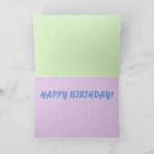 Pâques Anniversaire Carte Bunny (Intérieur)