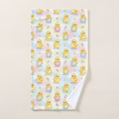 Pâques aquarelle bébé poussin mignon (Serviette à main)