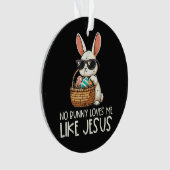 Pâques aucun lapin ne m'aime comme Jésus chrétien (devant)