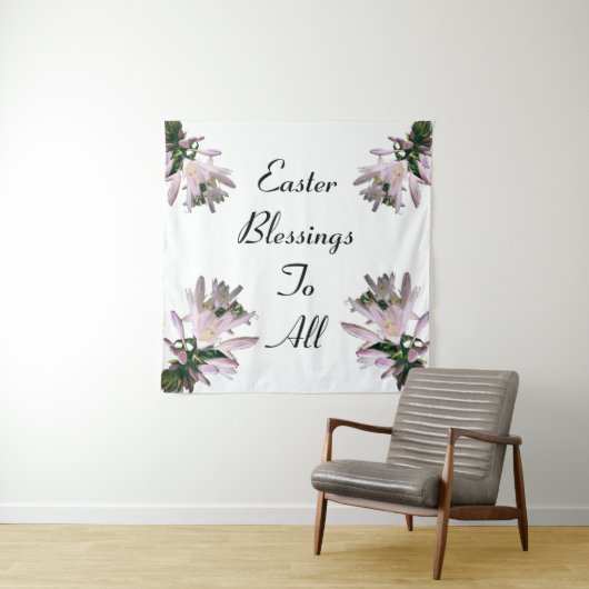 PÂQUES BÉNÉFICIE tapisserie (En situation)