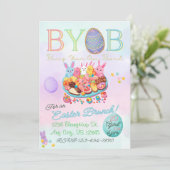 Pâques Brunch Charcuterie Fête Invitation (Debout devant)