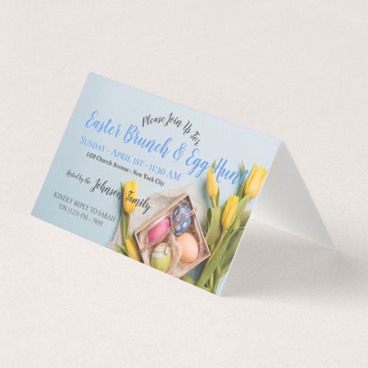 Pâques Brunch Chasse aux oeufs Brunch de Pâques In (Front)