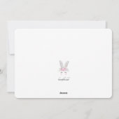 Pâques Bunny Ears Photo Carte Pâques (Dos)