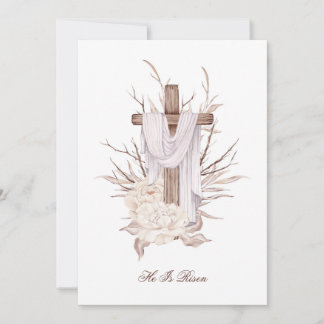 Pâques Carte Croix Il Est Risqué