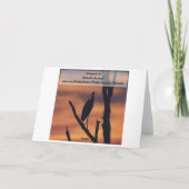 Pâques - carte de voeux en bois de trois croix (Dos)