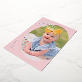 Pâques Carte photo de vacances - Pink (Rotation)