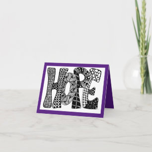 Pâques est l'espoir plié Carte de voeux Pâques