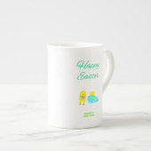 Pâques Hatchlings Bone China Mug (Devant droit)
