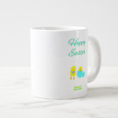 Pâques Hatchlings Jumbo Café Mug (Devant droit)