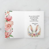 pâques heureux, cartes de voeux de Pâques, salutat (Intérieur)