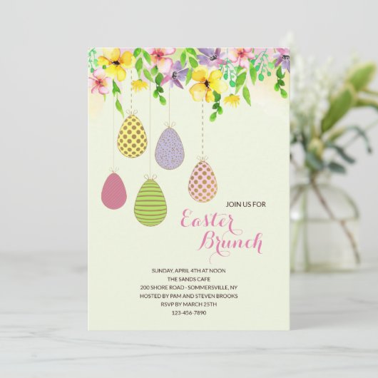 Pâques, invitation (Debout devant)