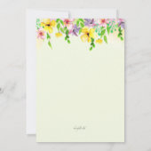 Pâques, invitation (Dos)