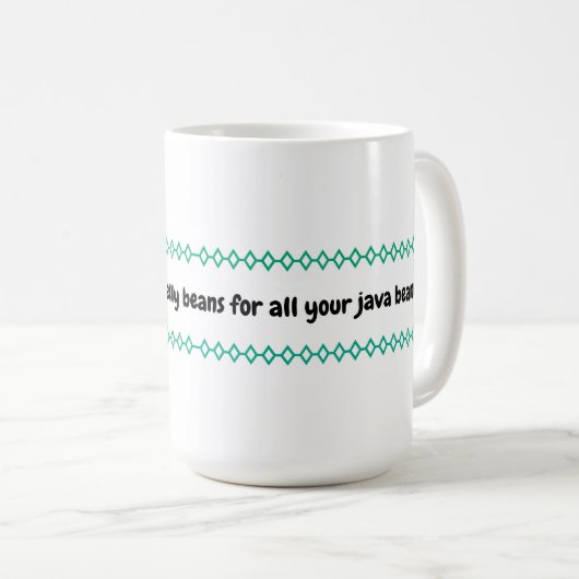 Pâques Java III Café Mug (Devant droit)