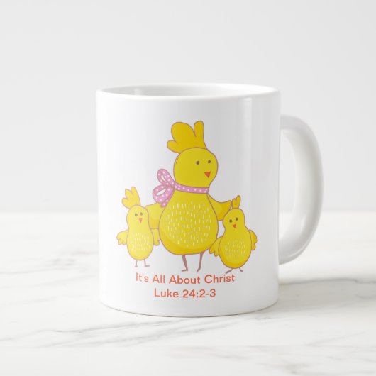 Pâques - Jumbo Mug (Devant droit)
