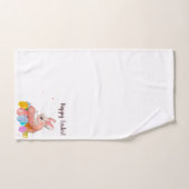 Pâques mignonne lapin Aquarelle Couleur Oeuf Beaut (Serviette à main)