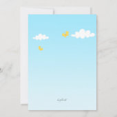 Pâques Panier Invitation Anniversaire (Dos)