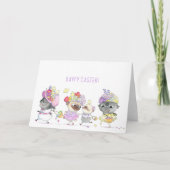 Pâques Parade carlin mignon Carte Pâques (Devant)