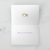 Pâques Penser à votre carte (Intérieur)