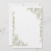 Pâques Peter Rabbit Invitation (Dos)