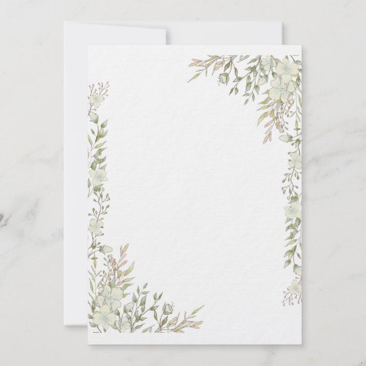 Pâques Peter Rabbit Invitation (Dos)