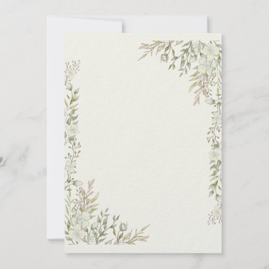 Pâques Peter Rabbit Invitation (Dos)