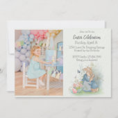 Pâques Peter Rabbit Invitation (Devant)