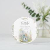 Pâques Peter Rabbit Invitation (Debout devant)