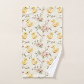 Pâques Printemps Duckling Délice (Serviette à main)