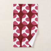 Pâques Rose Blanc Oeufs de Pâques Joyeux Pâques (Serviette à main)