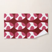 Pâques Rose Blanc Oeufs de Pâques Joyeux Pâques (Serviette à main)