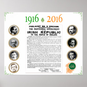 Pâques se levant affiche 1916 - 2016 commémorative