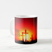 Pâques Signifie Qu'Il Vit Mug (Devant gauche)