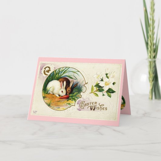 Pâques souhaite la carte (Devant)