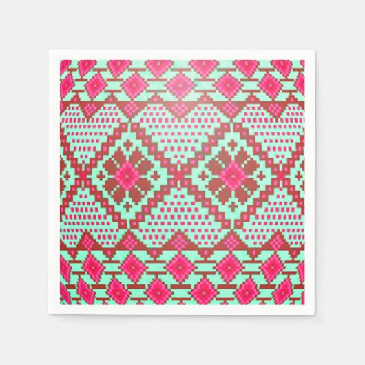 Pâques ukrainiennes (Pysanka) serviettes en papier (Devant)