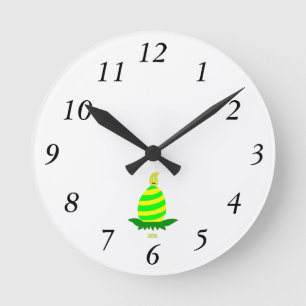Pâques veut une horloge murale acrylique