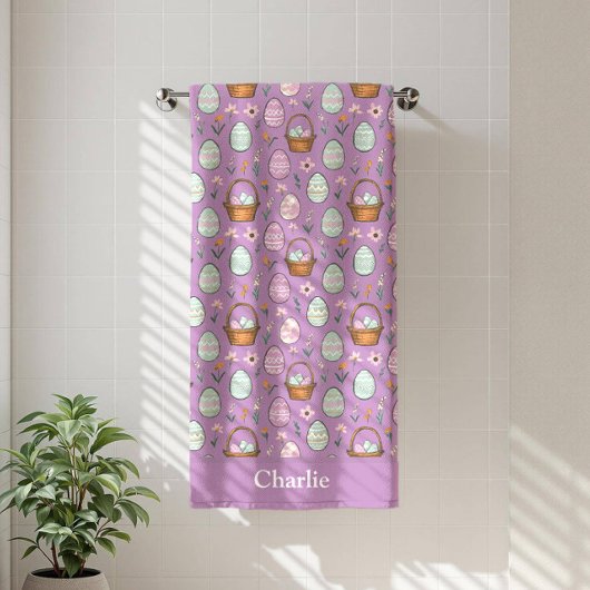 Pâques Violet Personnalisé